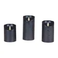 Velas LED - azul - conjunto de 3
