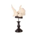 Pássaros em haste - creme - 48 cm