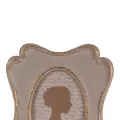 Moldura de Foto 10x15 cm - cinza - resina sintética - em pé