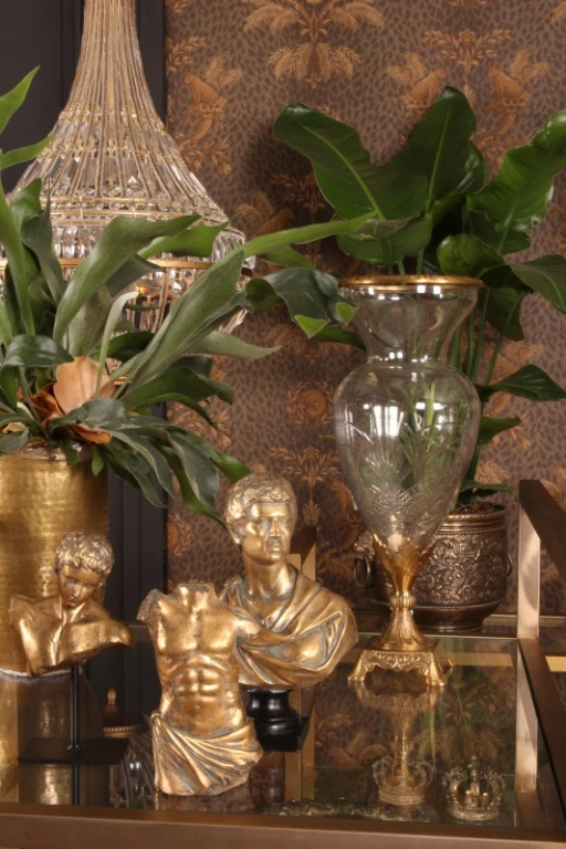 Busto - dourado - 19 cm