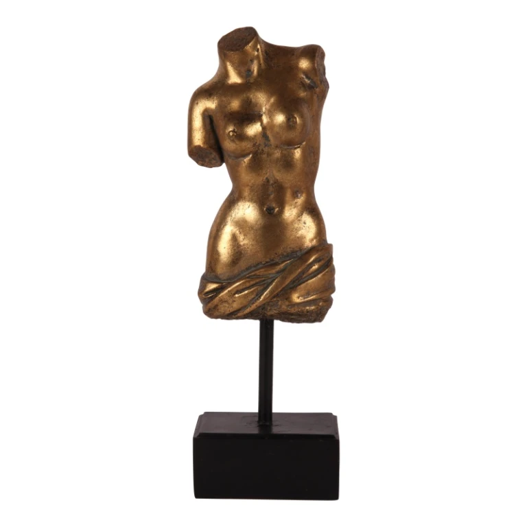 Busto - dourado - 30,3 cm - 1 peça