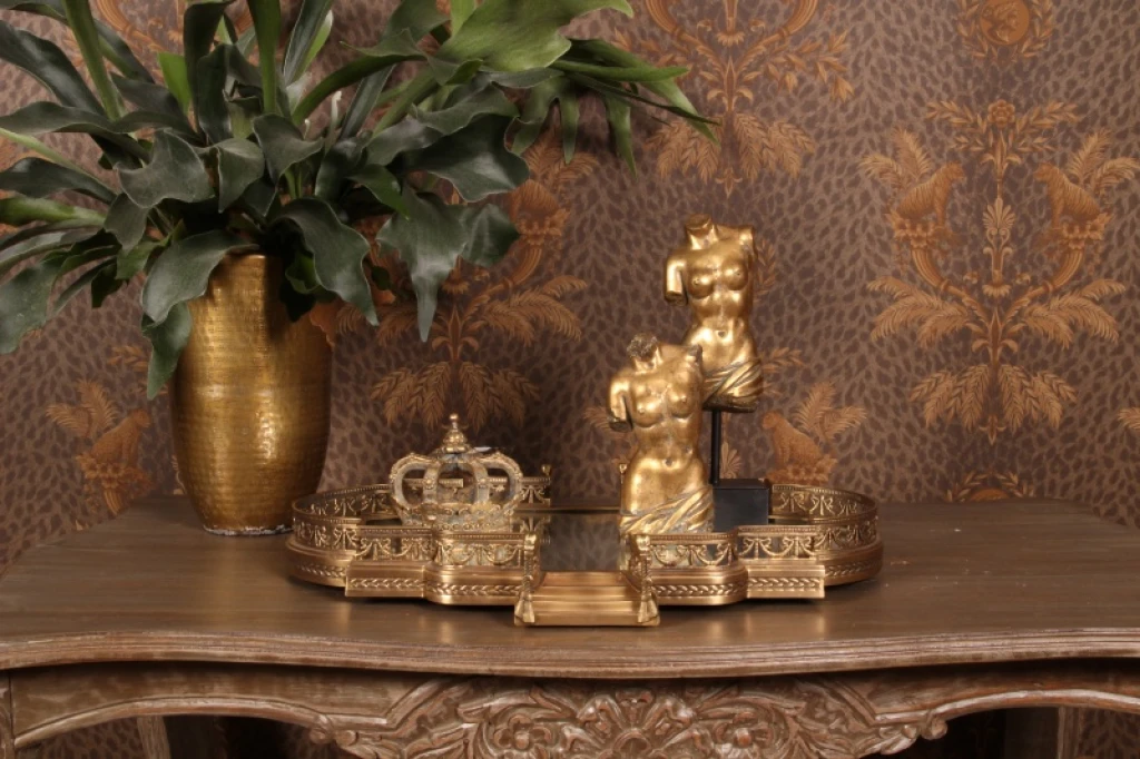 Busto - dourado - 30,3 cm - 1 peça