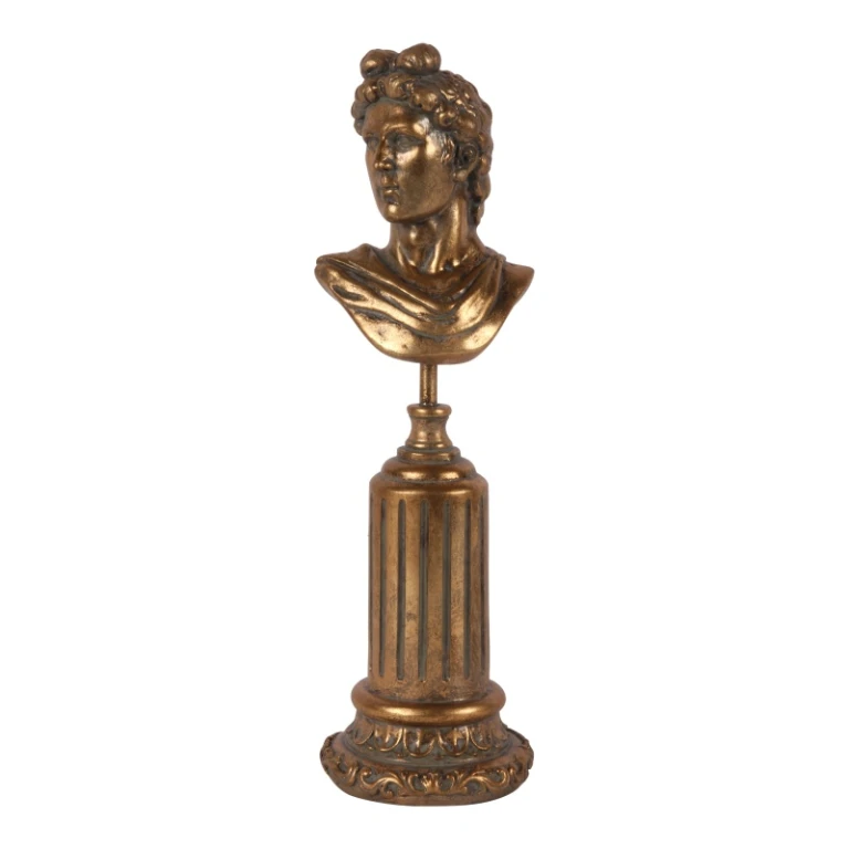 Busto - dourado - 35 cm