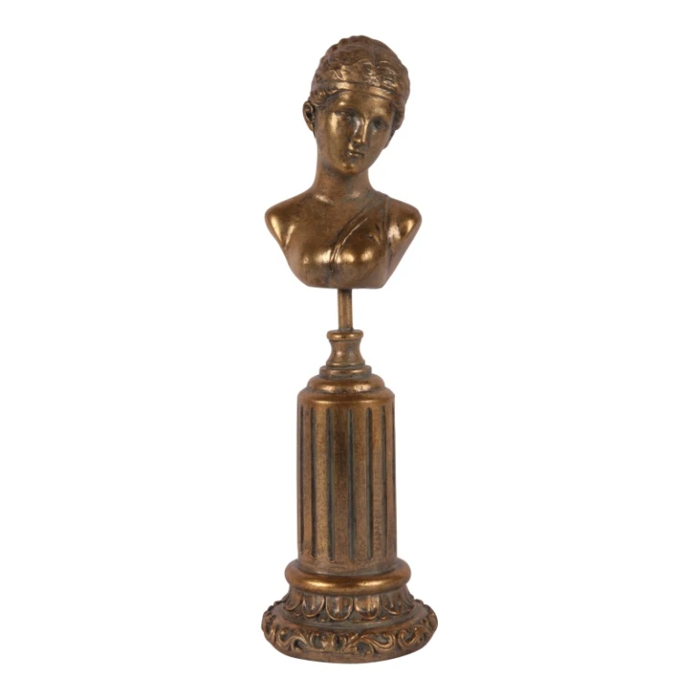 Busto - dourado - 35 cm
