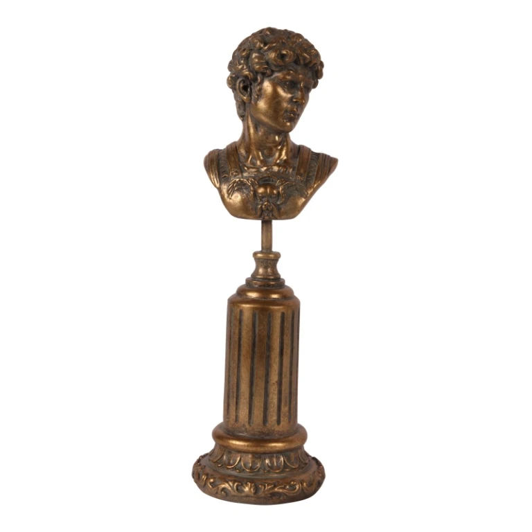 Busto - dourado - 35 cm - 1 peça