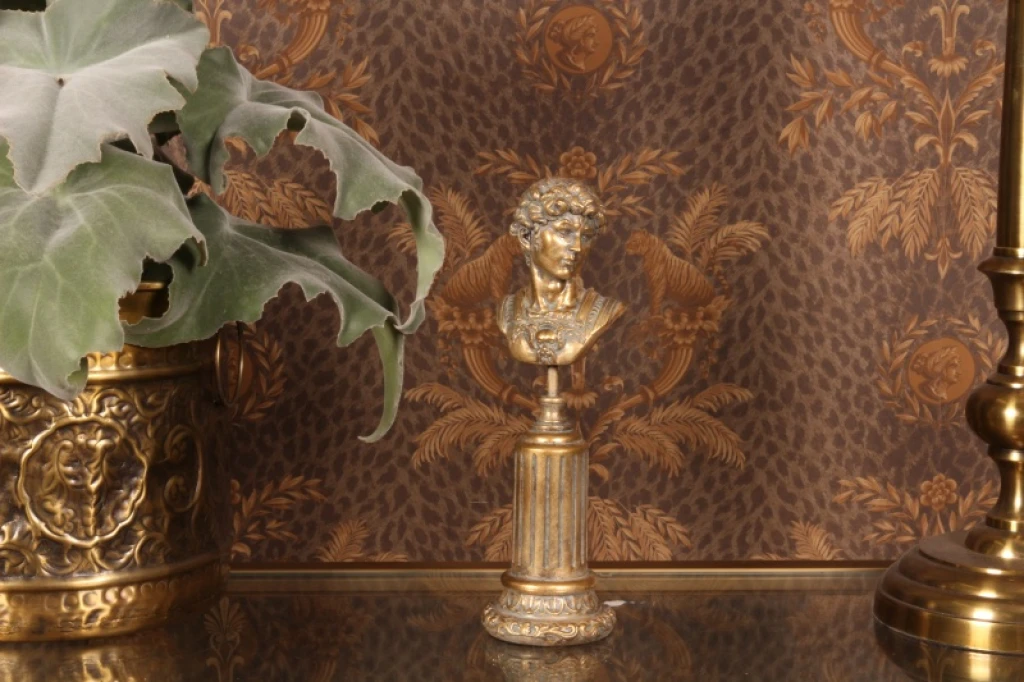 Busto - dourado - 35 cm - 1 peça