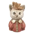 Busto de Gato - misto - 17 cm