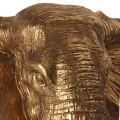 Wandornament Olifant - goud - 23 cm - kunsthars
