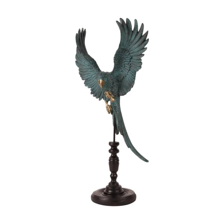 Papagaio em haste - azul - 52,5 cm