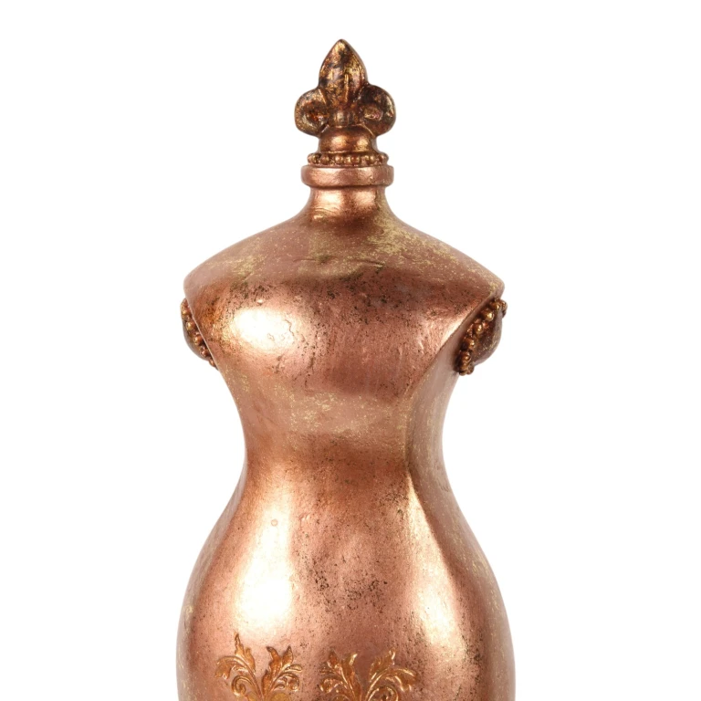 Busto de manequim torso - dourado - 41 cm - 1 peça