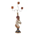 Castiçal Cavalo - 55 cm - multi - resina sintética