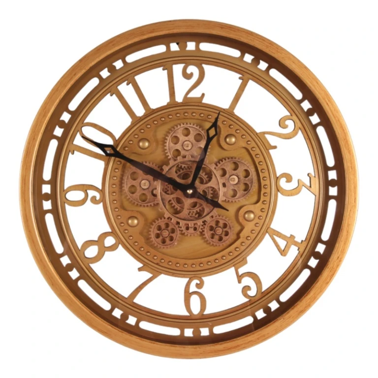 Relógio de parede Key West - dourado - 46 cm