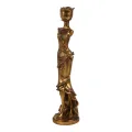 Castiço Mulher - 40,5 cm - dourado - resina sintética