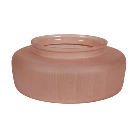 Vaas Ruby L 49 cm - Roze - Glas