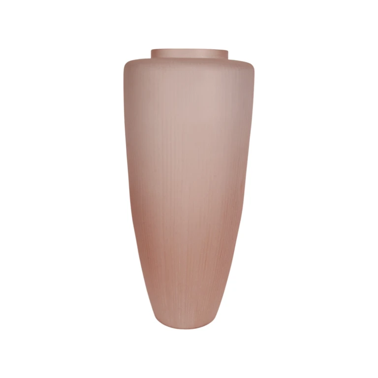 Vaso Clay - 72 cm - rosa - vidro