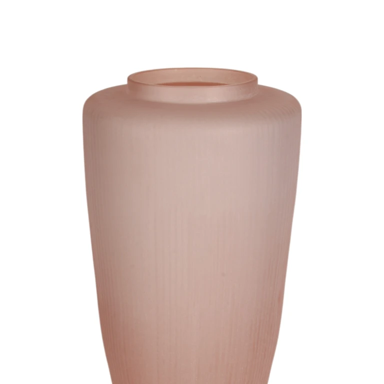Vaso Clay - 72 cm - rosa - vidro