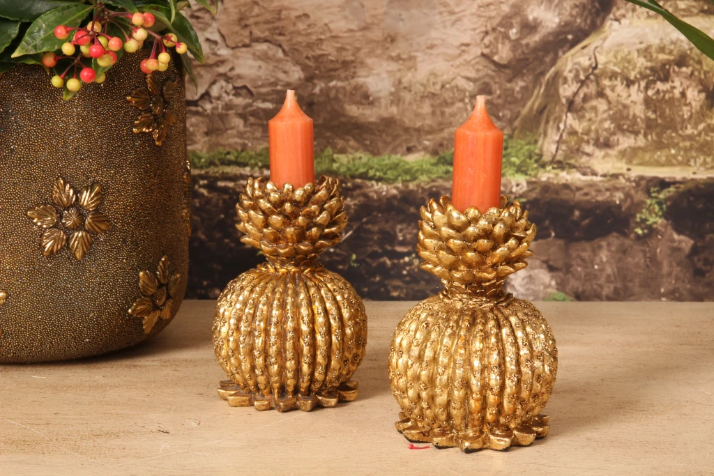 Castiço Antigo - 10,5 cm - dourado - resina sintética