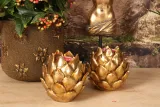 Kandelaar Bloem 11 cm - Goud - Resin