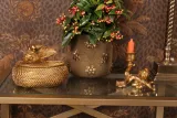 Kandelaar Vogel 12 cm - Goud - Resin