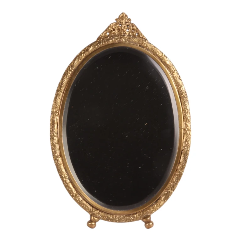 Espelho - latão - dourado - 22 cm - 1 peça