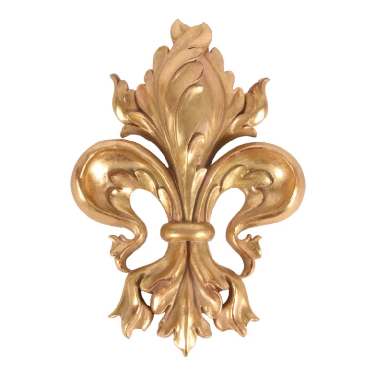 Ornamento de Parede - dourado - 33 cm - resina sintética