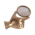 Lupa com cabo - dourada - 8,5 cm - 1 unidade