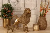 Vaas Bladeren - 21 cm - goud - kunsthars