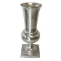 Vaso - 86 cm - prata - alumínio