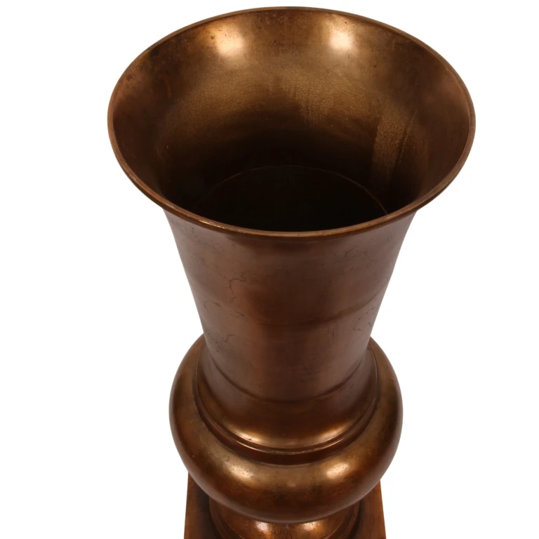 Vaso - 86 cm - bronze antigo - alumínio