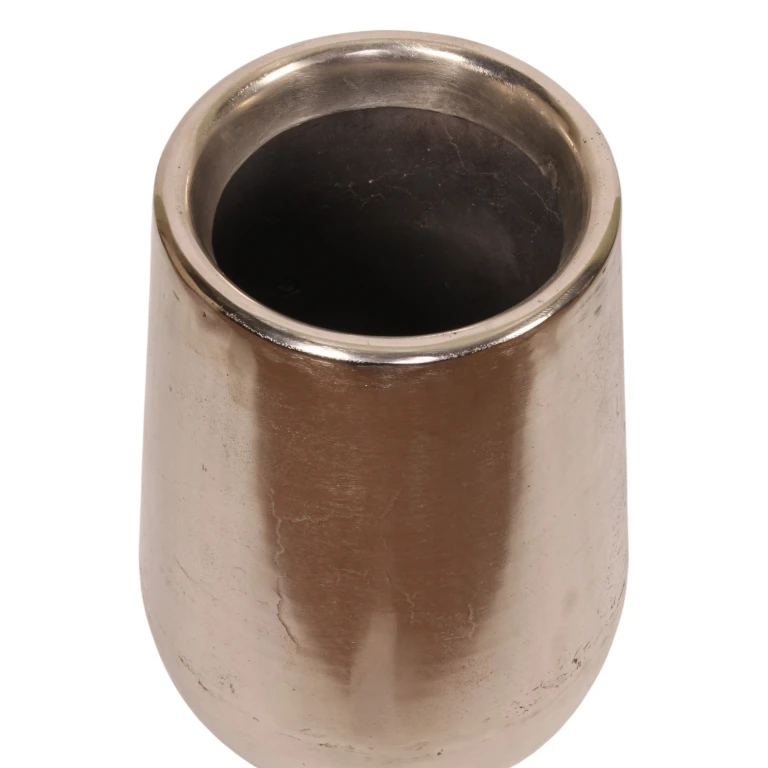 Vaso de Flores Estilo Holandês 45 cm - Prata - Alumínio