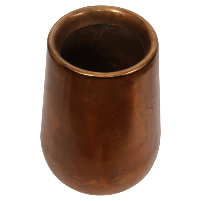 Vaso de Flores Estilo Holandês 45 cm - Bronze Antigo - Alumínio