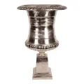 Vaso de Flores Estilo Holandês - 48 cm - Prata - Alumínio