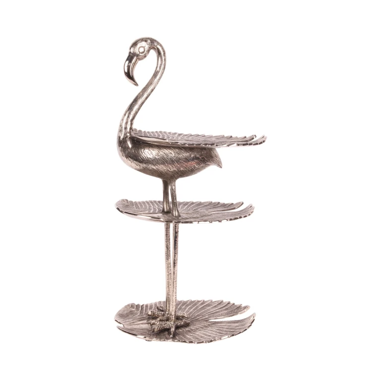 Estante Flamingo - 65 cm - prata - alumínio