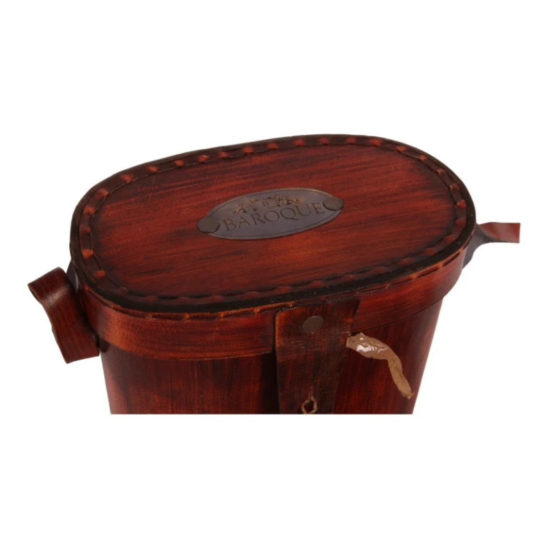Binóculo - latão - com bolsa - 14 cm