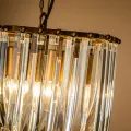Dutch Style Kroonluchter Chelsea 37 cm - goud - ijzer en glas