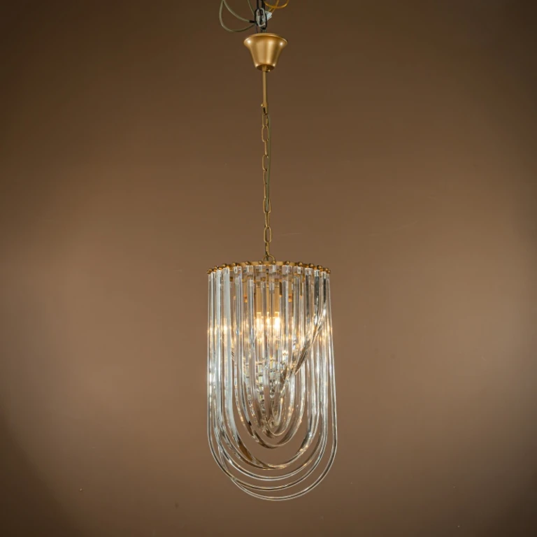 Candelabro de Estilo Holandês Chelsea - 61 cm - dourado - ferro e vidro