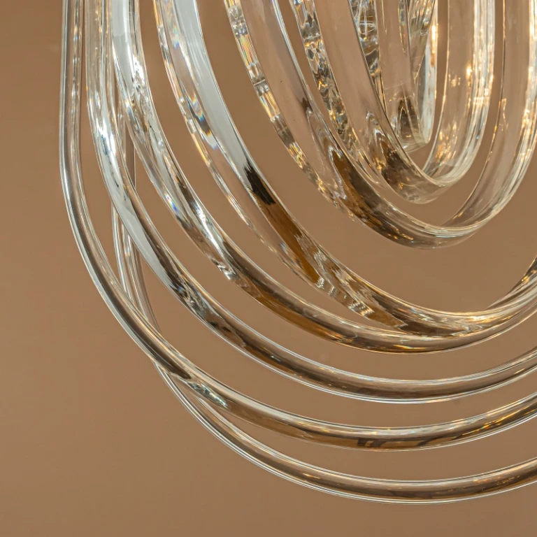Candelabro de Estilo Holandês Chelsea - 61 cm - dourado - ferro e vidro