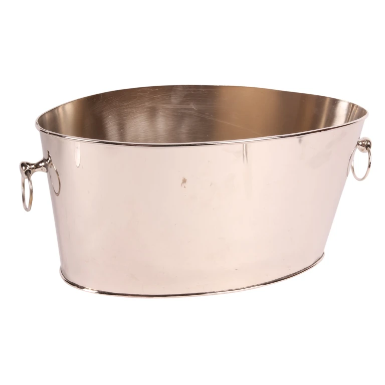 Resfriador de Champanhe - prata - latão - 21 cm