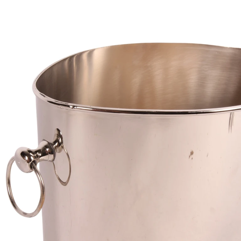 Resfriador de Champanhe - prata - latão - 21 cm