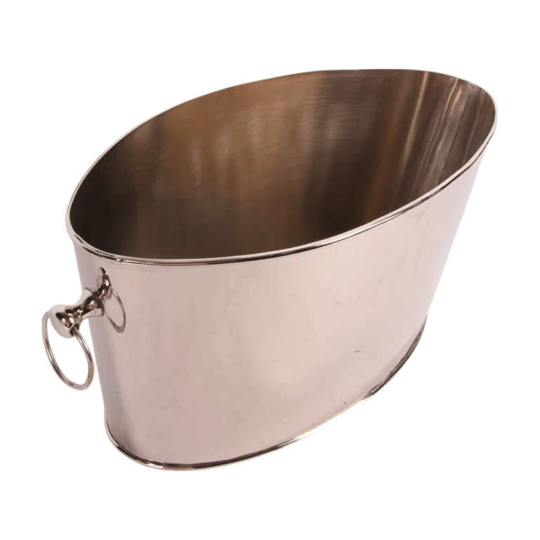 Resfriador de Champanhe - prata - latão - 21 cm