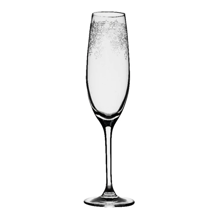 Taça de champanhe transparente - 180 ml - 1 unidade