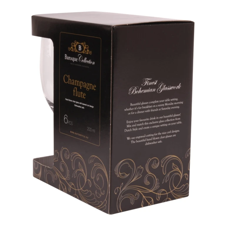 Taça de champanhe transparente - 180 ml - 1 unidade